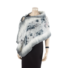 Load image into Gallery viewer, Linked lily grey scarf #168-30