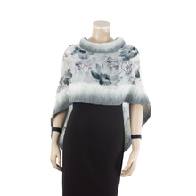 Load image into Gallery viewer, Linked lily grey scarf #168-30
