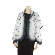 Load image into Gallery viewer, Linked swallows scarf #168-48