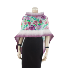 Load image into Gallery viewer, Linked orchid scarf #168-9