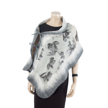 Load image into Gallery viewer, Linked grey scarf #168-27