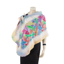 Load image into Gallery viewer, Linked feathers scarf #168-55
