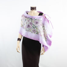 Load image into Gallery viewer, Linked lavender scarf #168-59