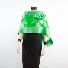Load image into Gallery viewer, Linked Green Scarf #168-36