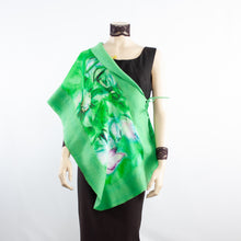 Load image into Gallery viewer, Linked Green Scarf #168-36