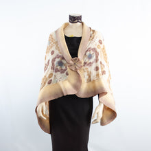 Load image into Gallery viewer, Vibrant beige shawl #228-19
