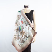 Load image into Gallery viewer, Vibrant parrot shawl #228-16