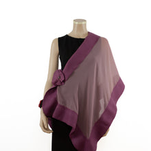 Load image into Gallery viewer, Onion unicolor silk shawl #198-2