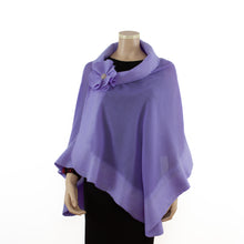 Load image into Gallery viewer, Lavender unicolor wool shawl #208-1wool