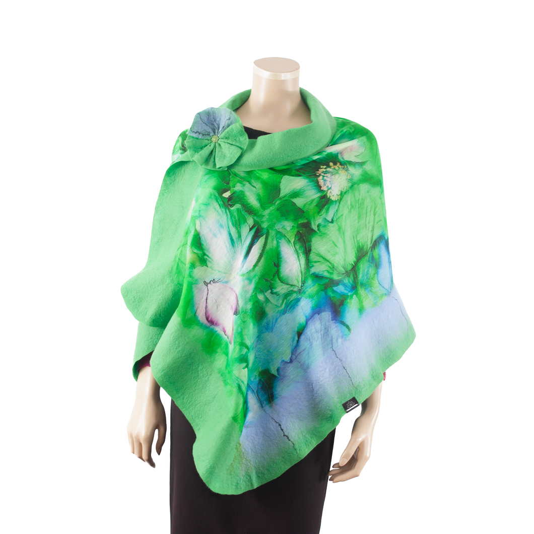 Vibrant meadow shawl #210-36