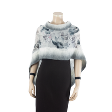 Load image into Gallery viewer, Linked  lily grey scarf #140-30

