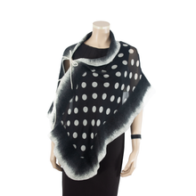 Load image into Gallery viewer, Linked  polka-dot scarf #140-46
