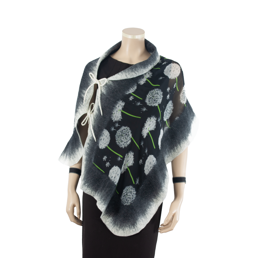 Linked  dandelion scarf #140-73