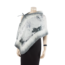 Load image into Gallery viewer, Linked  mountain landscape scarf #140-65
