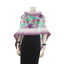 Load image into Gallery viewer, Linked orchid scarf #140-9
