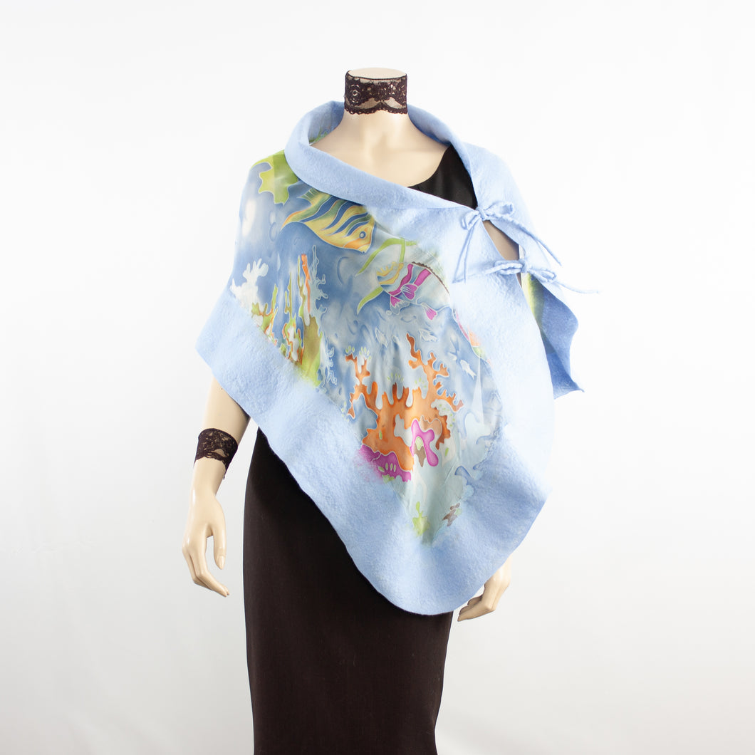 Linked ocean scarf #168-47