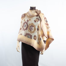 Load image into Gallery viewer, Vibrant  beige shawl #228-19

