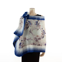 Charger l&#39;image dans la galerie, Vibrant ocean shawl #210-10
