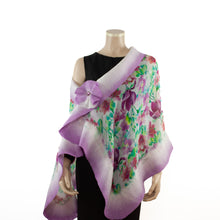 Charger l&#39;image dans la galerie, Vibrant orchid shawl #210-9
