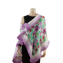 Charger l&#39;image dans la galerie, Vibrant orchid shawl #218-9
